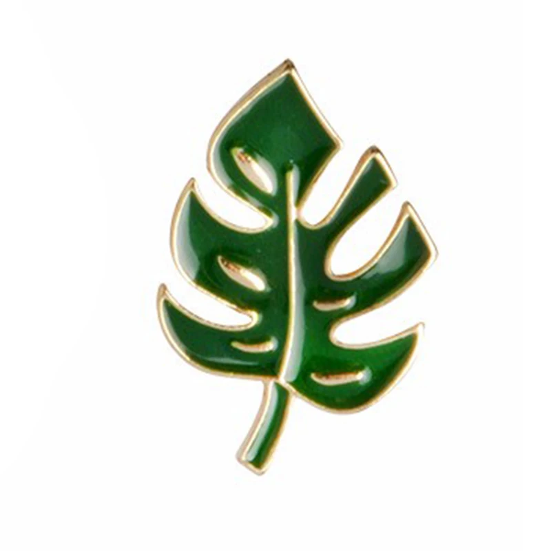 Листья брошки пуговицы заколки свитер жакет на воротнике Противоударная заданяя