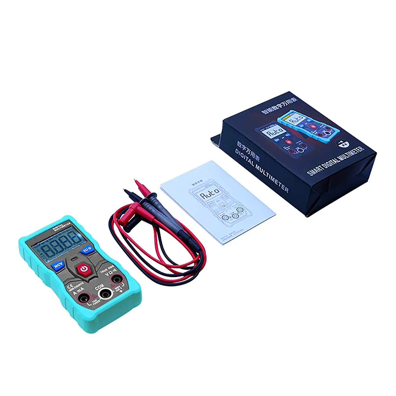 Цифровой мультиметр ZOYI DC/AC Измеритель Напряжения тока ручной Амперметр