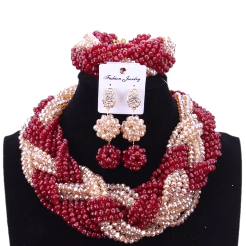 Модное черное яркое Африканское нигерийское ожерелье набор свадебных женских