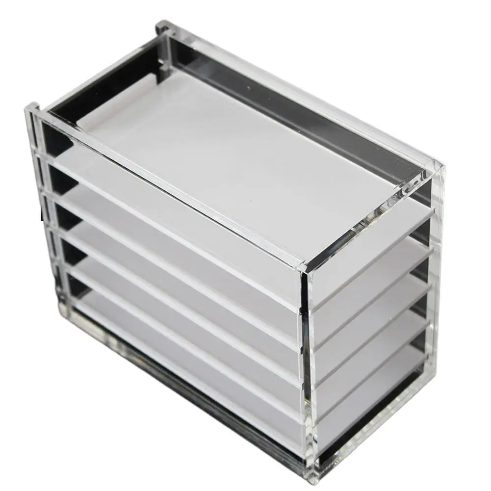 New 5 Layers Acrylic Pallet False Eyelashes Storage Box Lash Extension Display Rack | Красота и здоровье