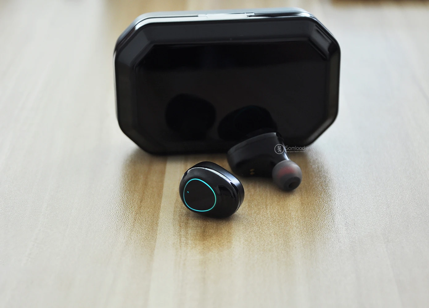 Samнагрузки HIFI звук беспроводные наушники Bluetooth 5,0 наушники бинауральные звонки в ухо наушники с 4200 мАч power Bank зарядная коробка