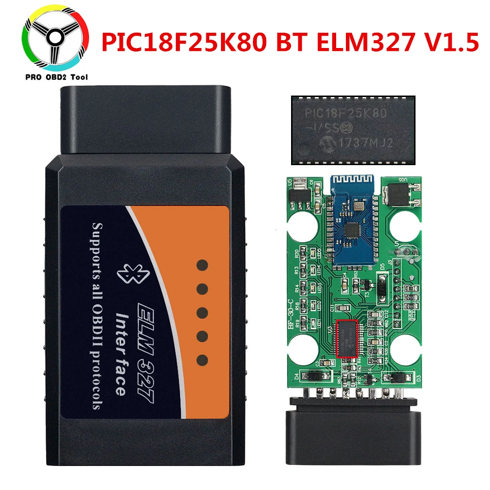 Elm327 v 1.5 чип pic18f25k80
