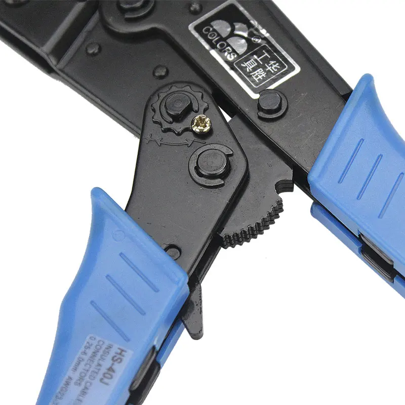 Crimping pliers HS-40J for plug/tube/insulation/non insulating/crimping cap/coaxial cable terminals kit 230mm clamp tools | Инструменты