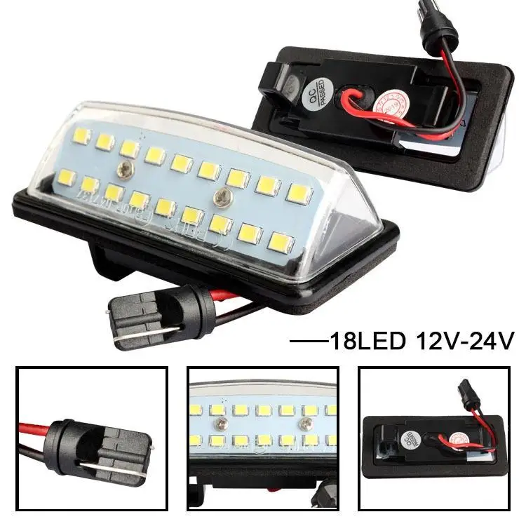 Светильник свет для номерного знака 18 светодиодов 2 шт. подходит Nissan Teana Maxima |