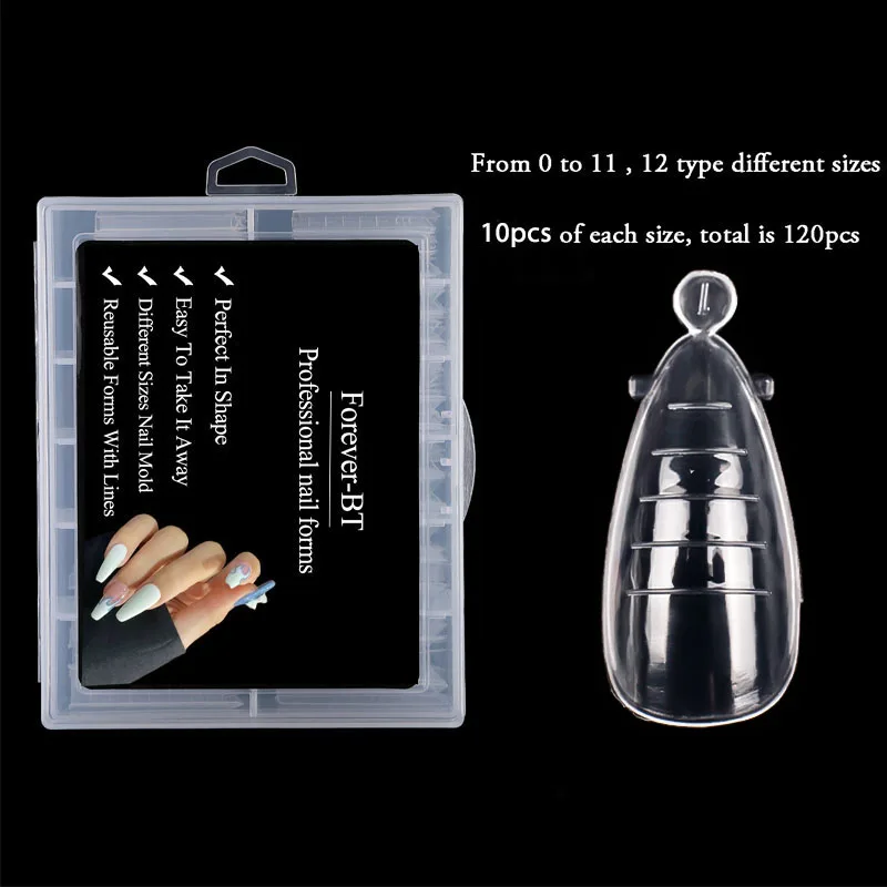 Двойная форма полиуф-гель быстрое наращивание пальцев искусственная для дизайна