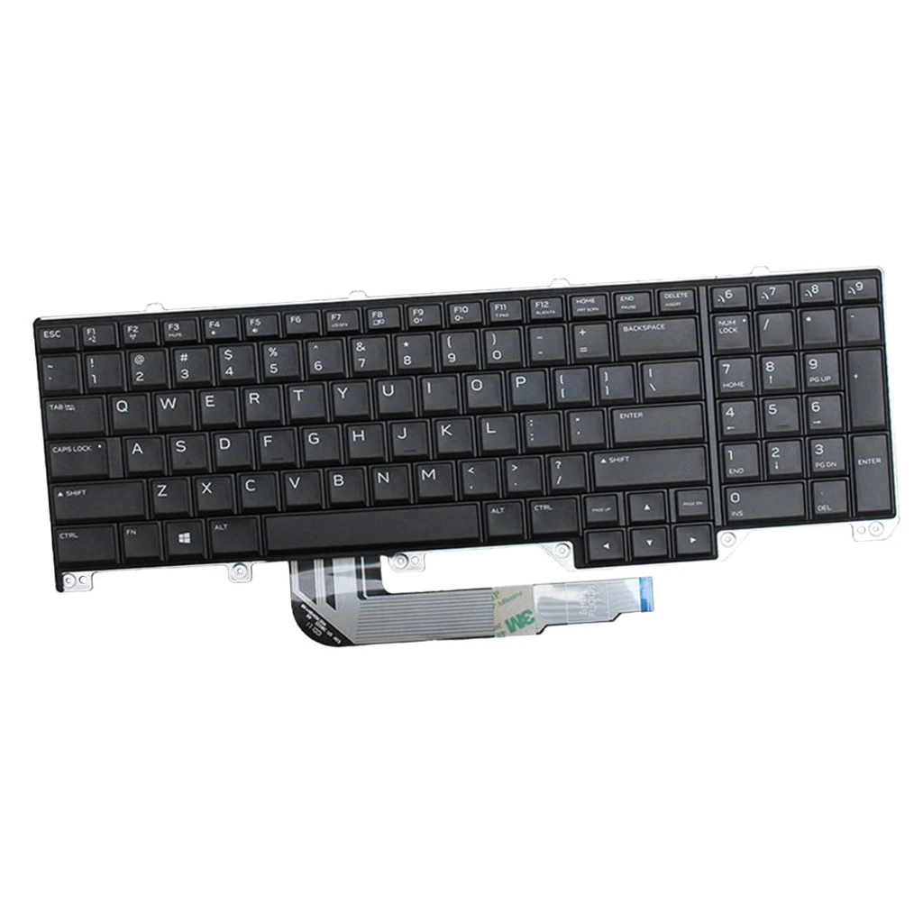 MagiDeal ПК ноутбук с подсветкой Клавиатура на замену для DELL Alienware 17 R4 ноутбук клавиатура ремонт без рамки
