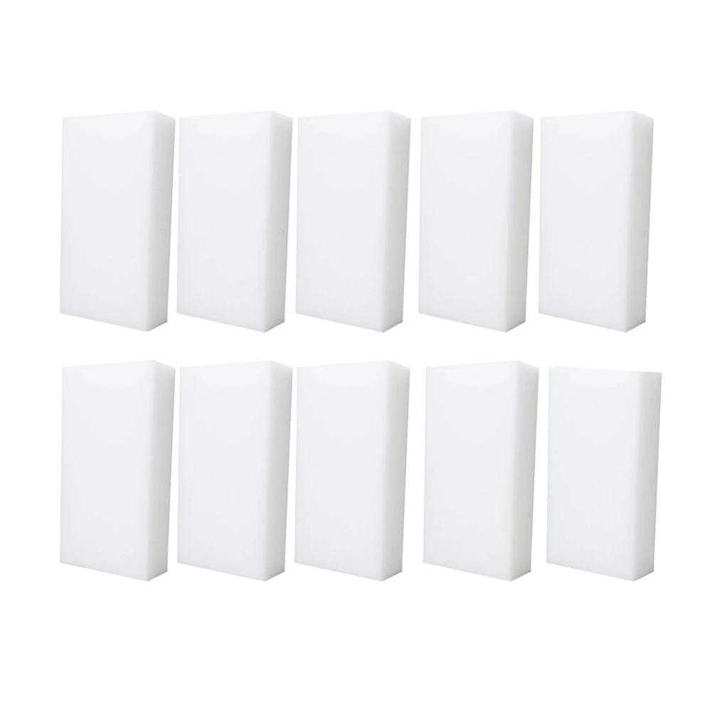 

10Pcs/lot White Melamine Sponge Magic Sponge Eraser Nano Cleaning Sponge For Kitchen Office Bathroom Household Clean Accessories