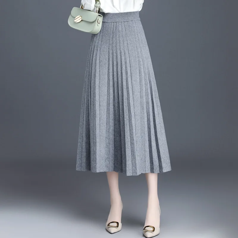 Faldas mujer moda 2019 новая длинная юбка женская осенняя и зимняя с надписью Женская