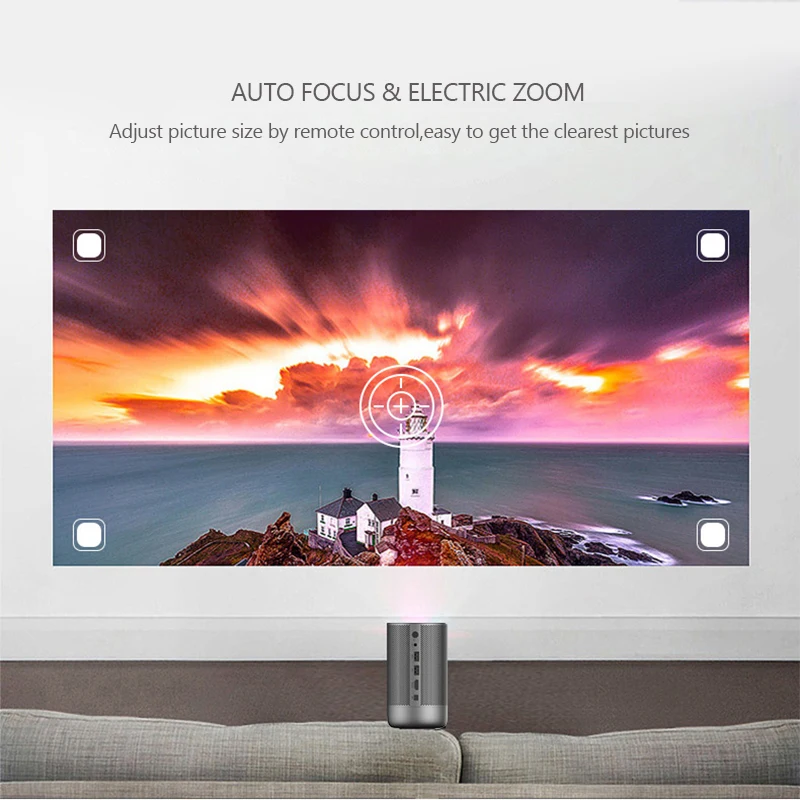 Видеопроектор Vivicine T12 для домашнего кинотеатра 1920x1080 пикселей - купить по