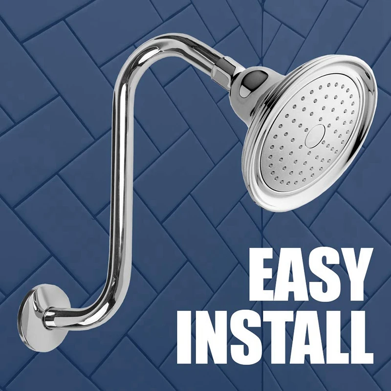 Высокий подъем душевая кабина с фланцем s-образный Насадки для душа удлинитель 10