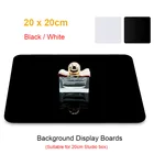 Фотографическая отражающая доска PULUZ 20x20 см, акриловый белый черный фон, панель дисплея, студийный аксессуар для съемки продукта