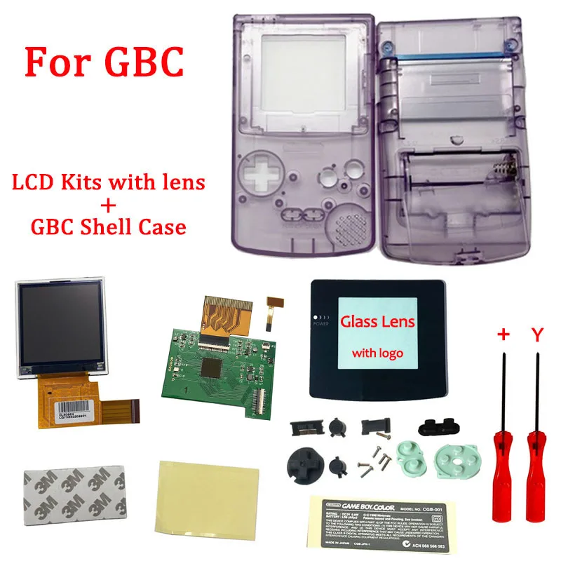 Ips V2 комплекты ЖК экранов с оболочкой чехол для GBA SP ips lcd подсветка экрана