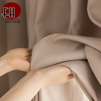 solid curtains for living room modern vertical shiny drapes for bedroom window treatment custom size panel