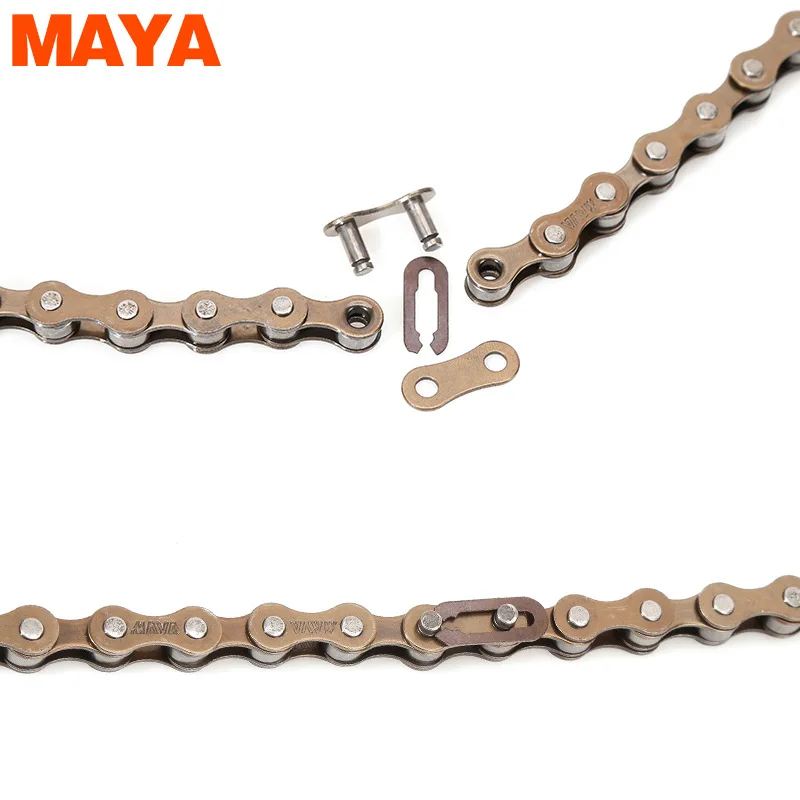 

Folding bicycle variable speed Chains 6/7 speed mountain bike dead speed chain 114L 116L single speed chain