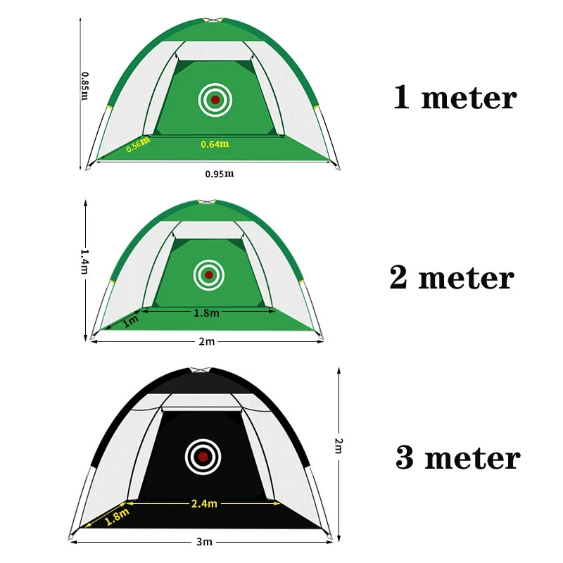 Satılık Katlanabilir Golf Isabet Kafes Eğitim Yardımları Kapalı Spor Golf Kafesi Salıncak Eğitmen Yonga Arka Bahçe Otlak Golf Pratik Net