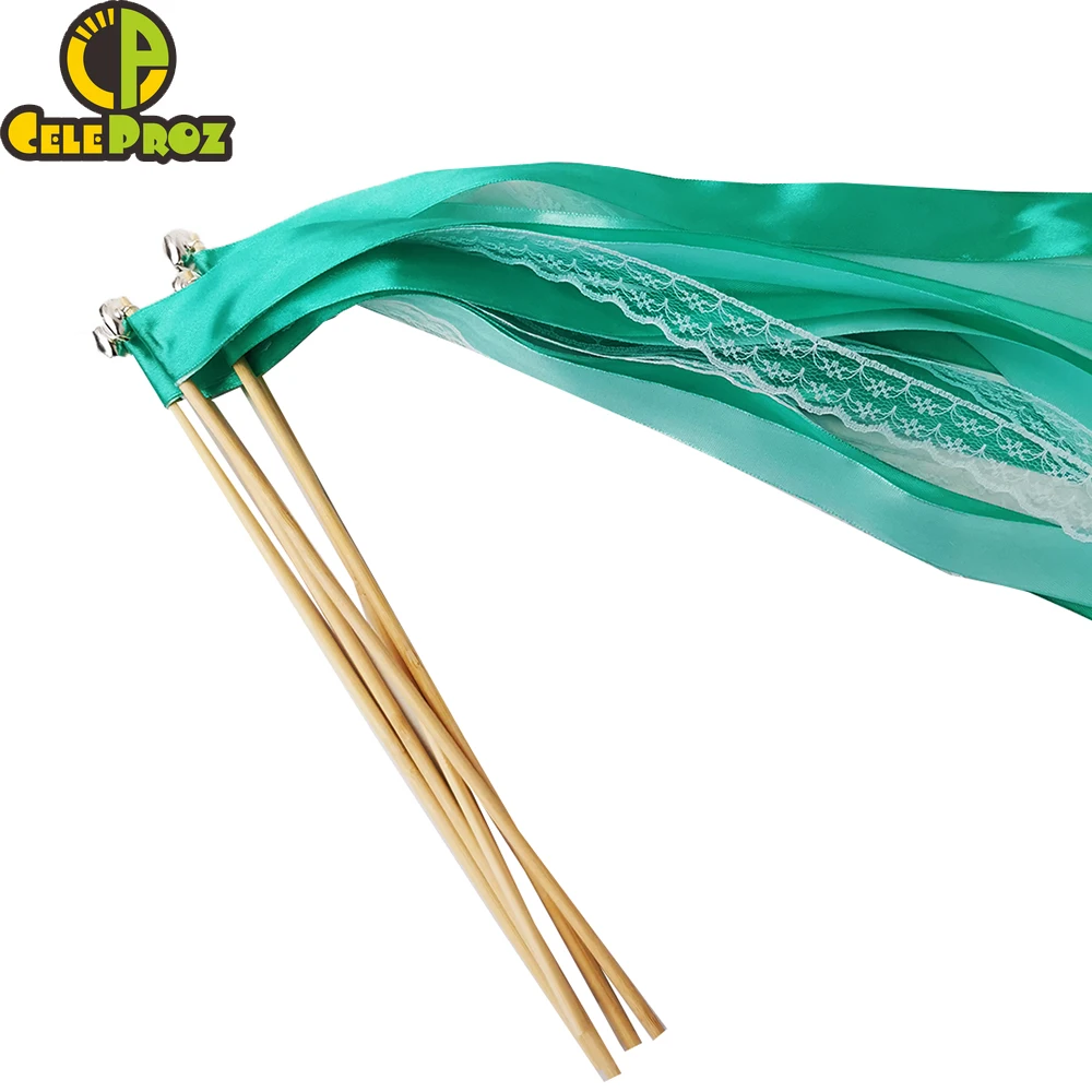 50 шт. белые кружевные ленты палочки для свадьбы Скручивающиеся свадебные