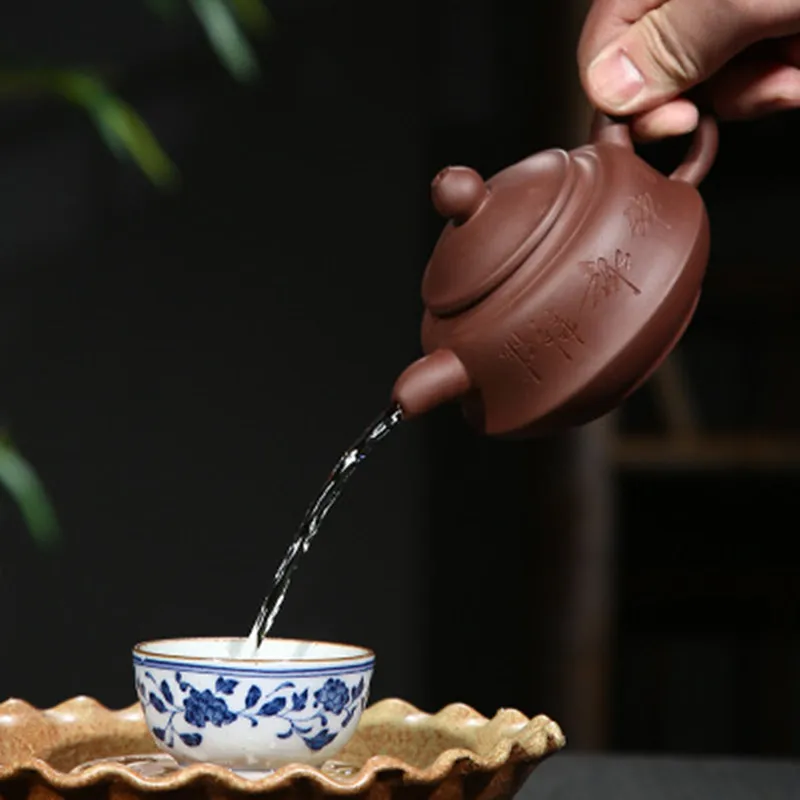 2020 китайский Глиняный Чайник из исинской глины Zisha инфузионный чайный набор 240 мл