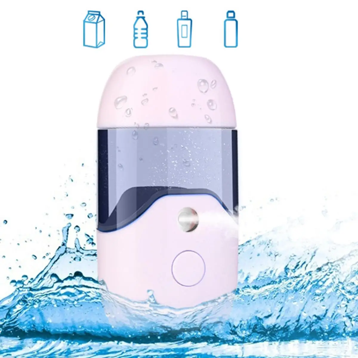 

50ML Portable Nano Hydrator Mini Spray Humidifier Facial Mist Summer Hydration Sprayer Handheld Portable Fog Humidifier