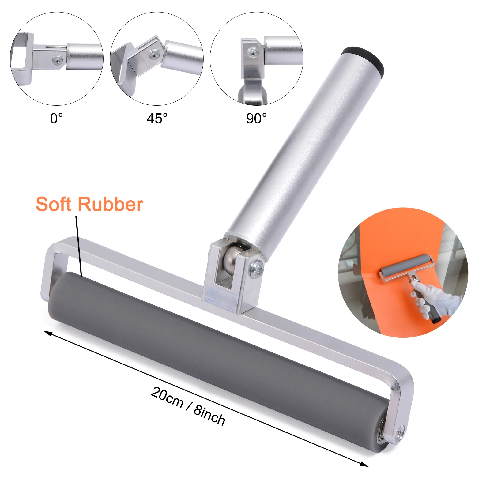 EHDIS углеродная пленка валик для обертывания резиновый силиконовый скребок