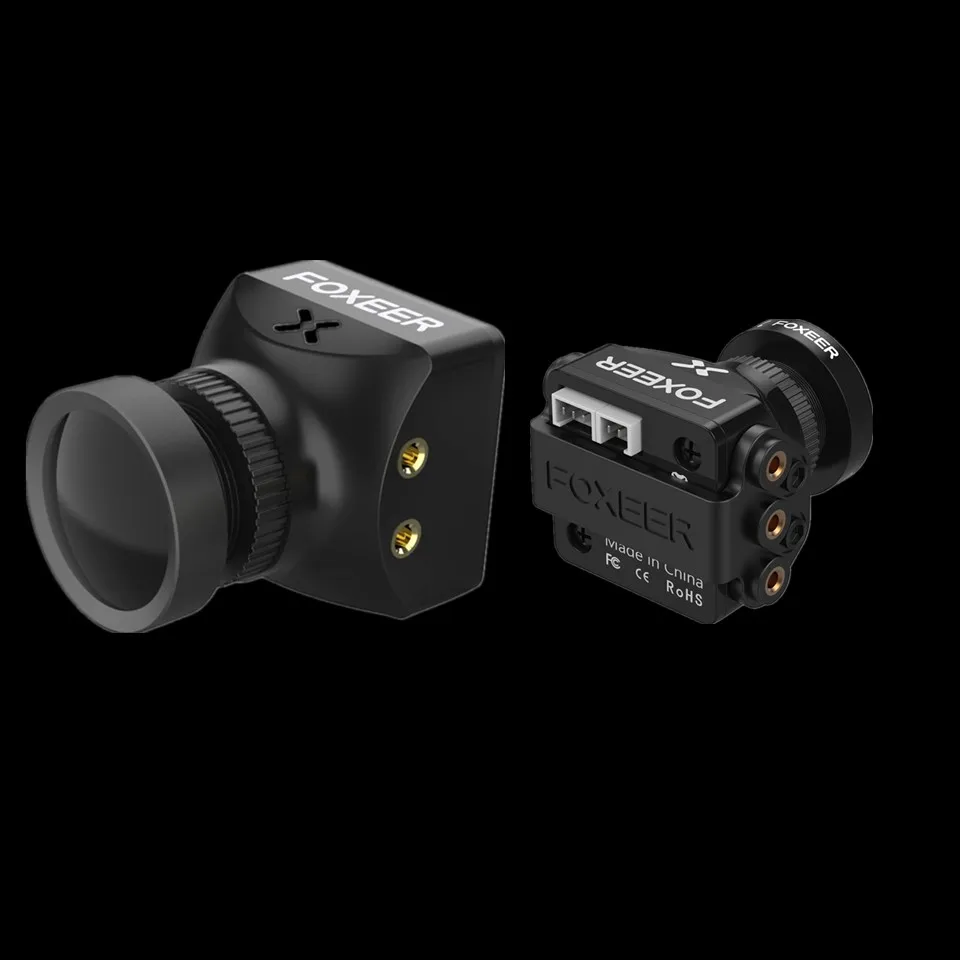 Мини камера Foxeer Razer CMOS 1/3 HD 5 Мп 2 1 мм M12 объектив 1200TVL PAL NTSC FPV OSD 4 25 в естественное