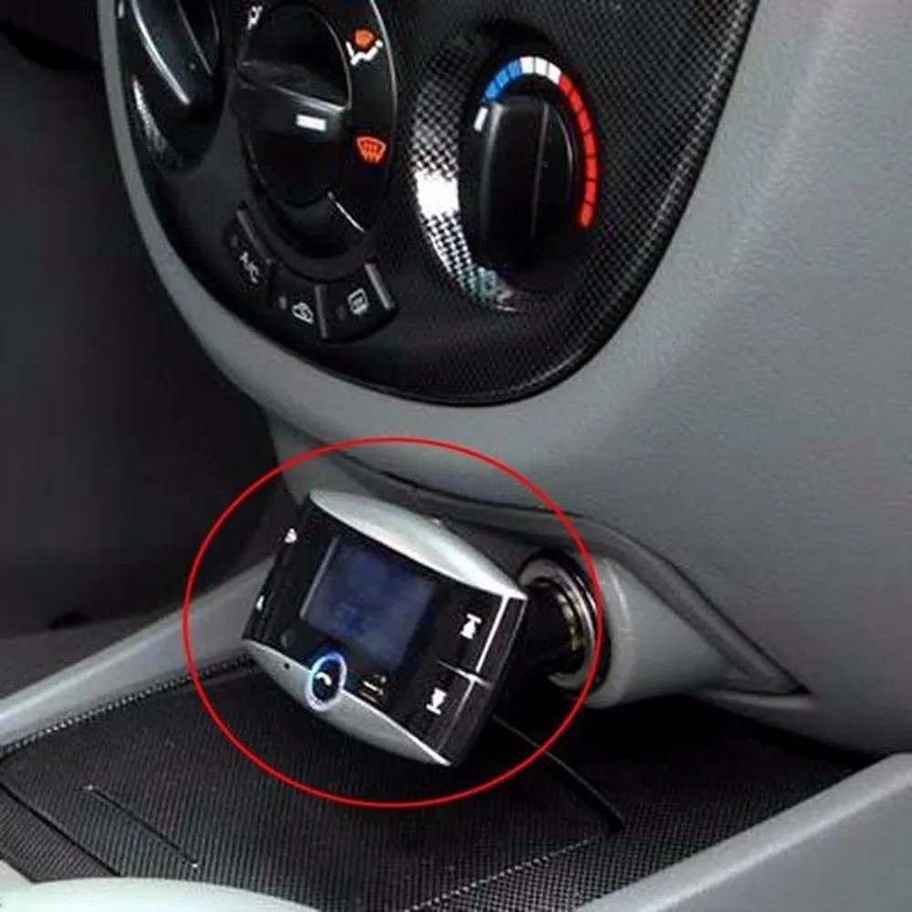 1,5 ''LCD автомобильный Bluetooth MP3+ пульт дистанционного управления на рулевое колесо FM передатчик модулятор 12V USB Автомобильное зарядное устройство SD беспроводной автомобиль 4 шт