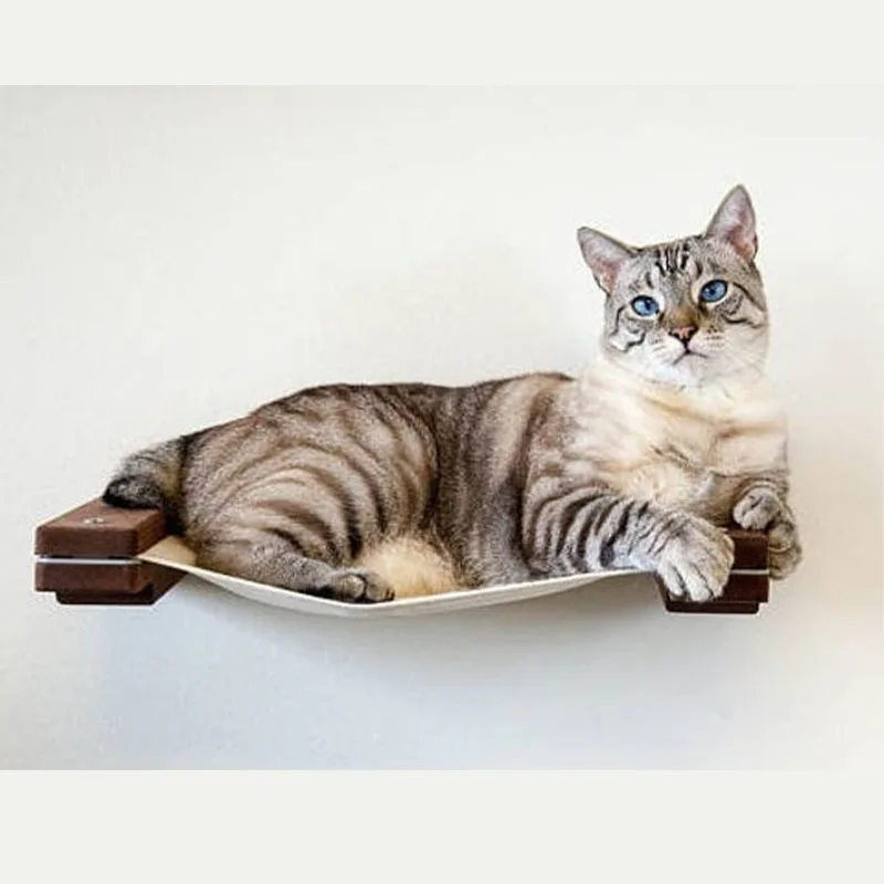 Настенный гамак для кошек кровать дерево домик башня игрушка стена скалолазания