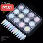 Голографический фотохромный лак для ногтей, 12 цветов, 1 набор