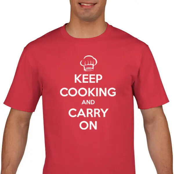 KEEP COOKING AND CARRY ON T Shirt Cooking Chef Shirt| |