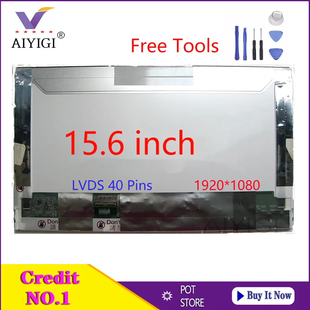 Светодиодный экран для ноутбука 15 6 дюйма B156HW01 V.4 Lenovo Y580 E530 W520 T530 N55 матричный