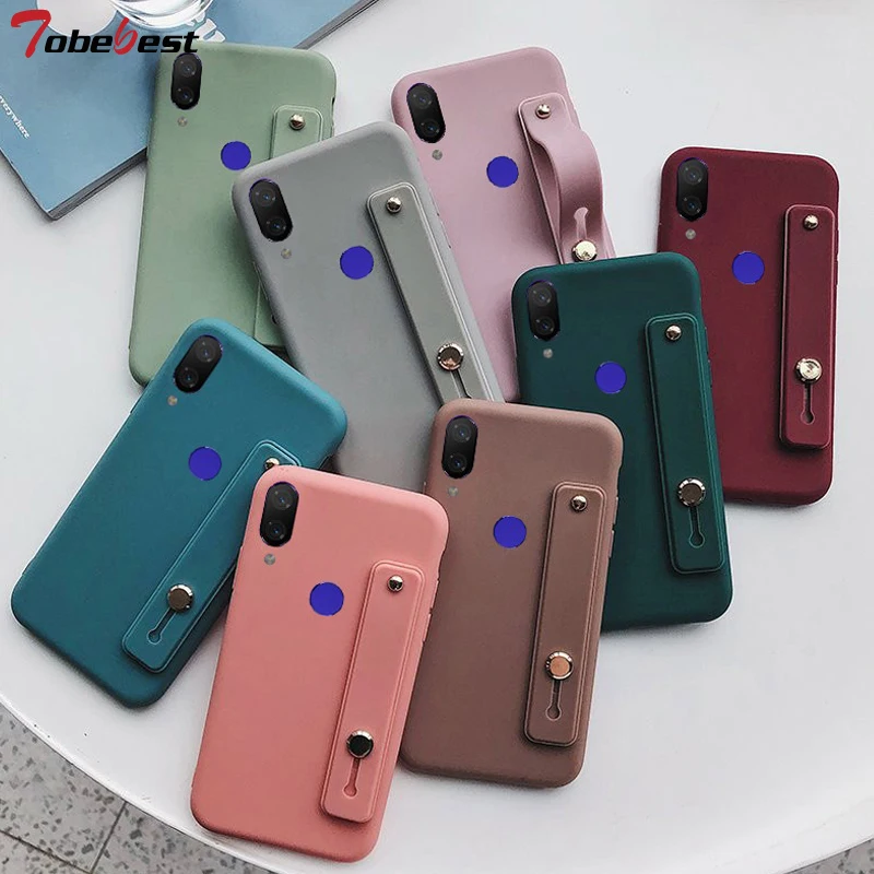 Силиконовый чехол с ремешком на запястье для Huawei P30 P20 Lite Pro P10 P9 Plus P8 2017 Nova 5i 5 4 3 2