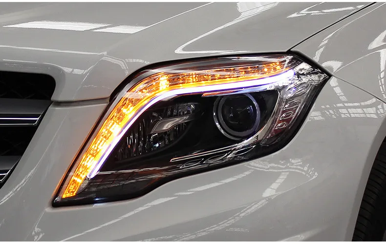 1 Набор Автомобильный фар для Benz GLK260 фары 2012-2015 X204 GLK300 светодиодный задний фонарь
