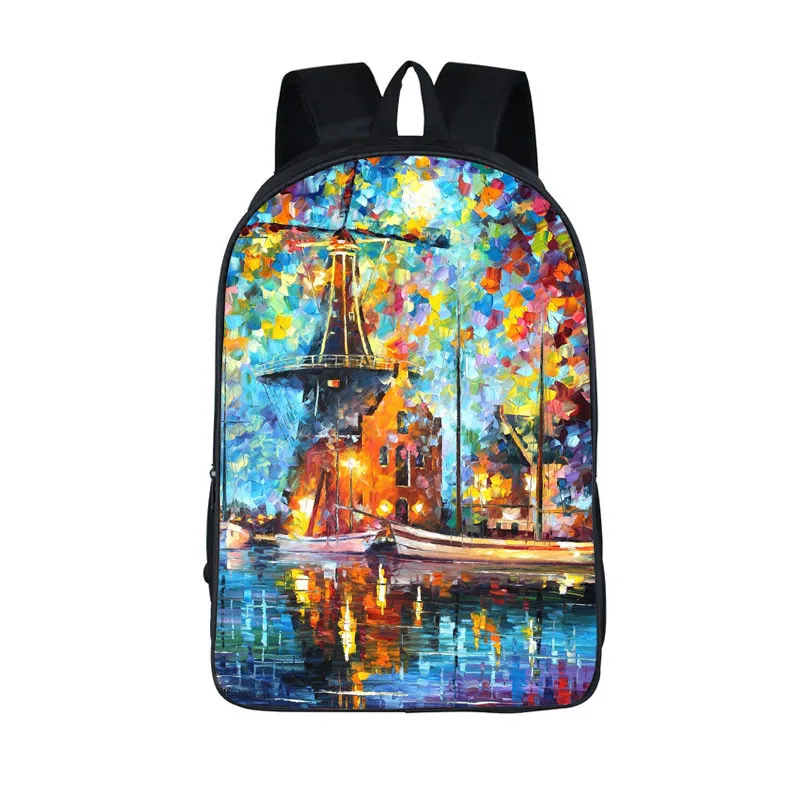 Рюкзак с рисунком Эйфелевой тематики для девочек и мальчиков|backpack for teenager|eiffel