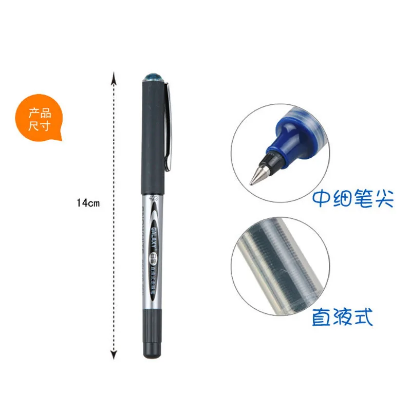 12 шт. прямые роликовые ручки типа жидкости унисекс студенческий приз гелевая