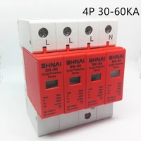spd 30ka 60ka 4p surge arrester protection device electric house surge protector d 385v ac