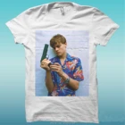 Футболка мужская Леонардо Ди Каприо Ромео, хлопковая рубашка с надписью The Happiness Is Han My Shirt, топы с коротким рукавом