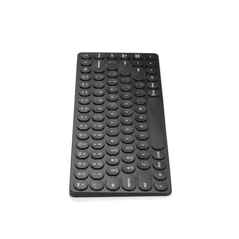 Round Cap Wireless Bluetooth Keyboard 85 Keys ABS Portable Keyboards for PC Laptop Win/iOS/Android | Компьютеры и офис