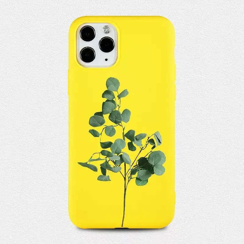 

For iPhone 12 11 Pro Max Cute Flower Phone Case For iPhone X XR XS Max 7 8 Plus Mini Soft Silicone Back Cover