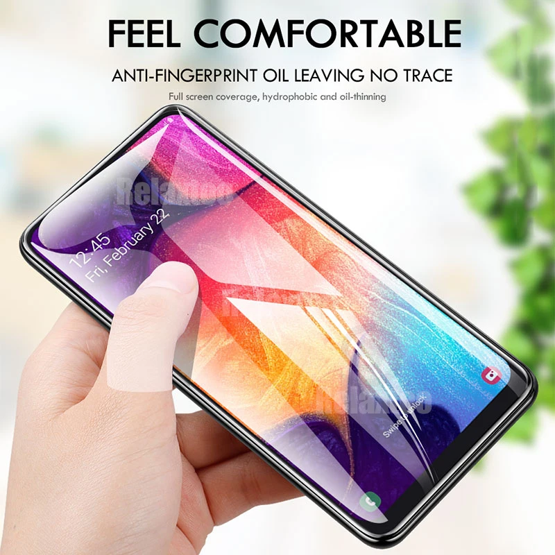 

2pcs protective glass For samsung a50 2019 3D Full cover screen protector on the For Galaxy a10 a20 a30 a20E a40 a70 a 50 Film