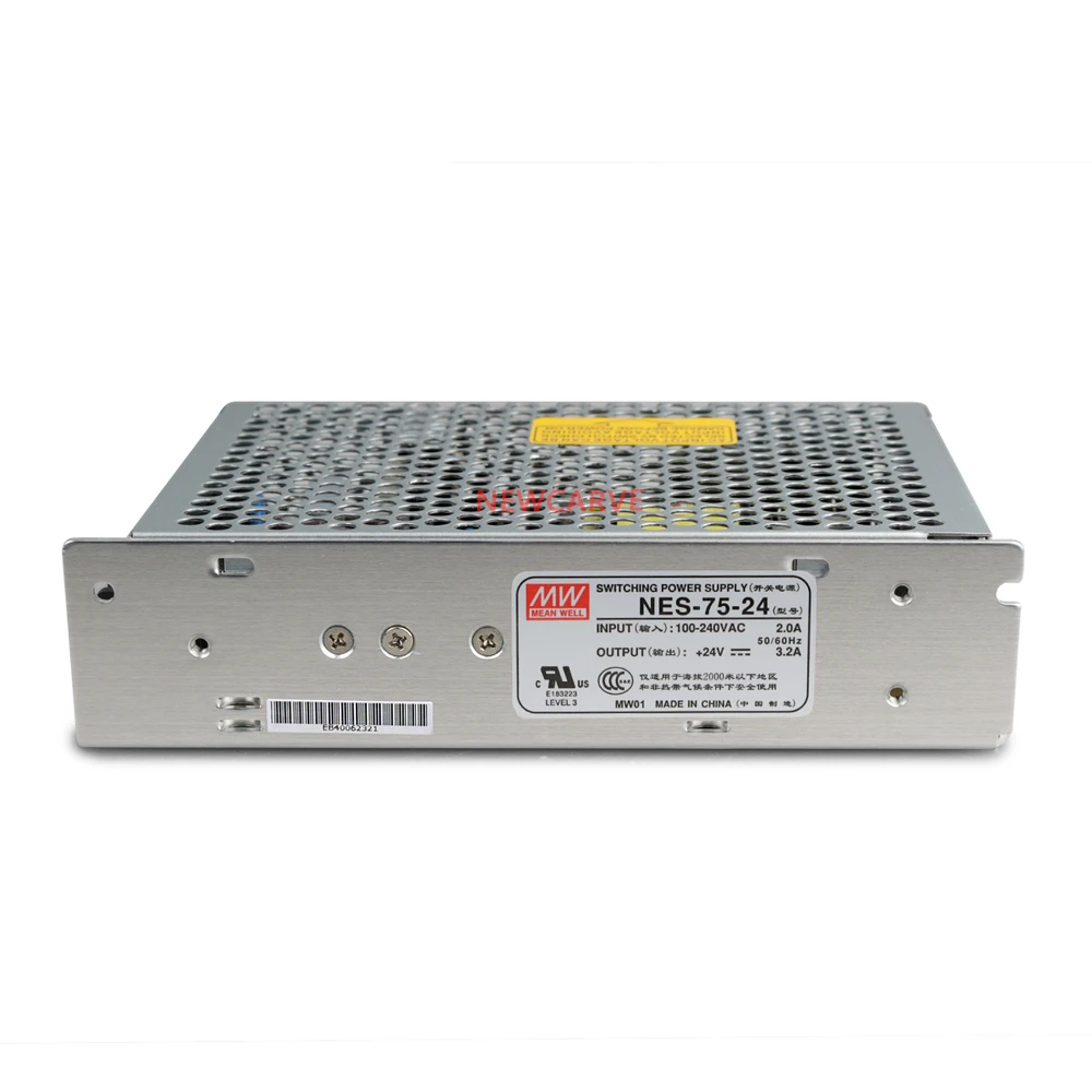 Импульсный источник питания Meanwell MW NES-75-24 24V 3.2A 75W для лазерного управления AWC708C ler