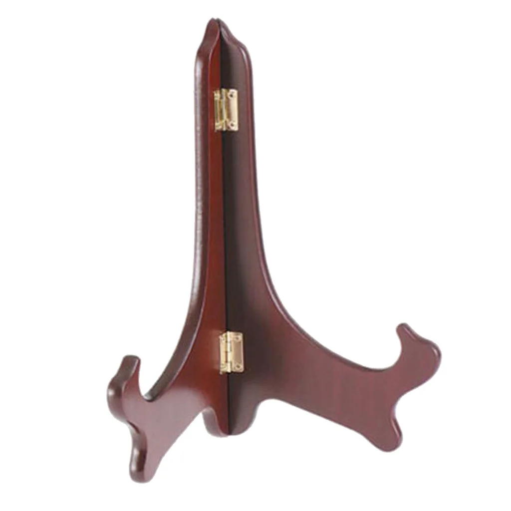 

Wooden Display Easel Rack for Plate Bowl Dish Prize Metal Picture Cookbook Rack