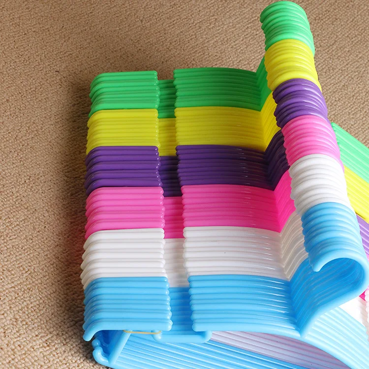 40 шт. переносная вешалка для одежды детей малышей пластиковая крючок домашний