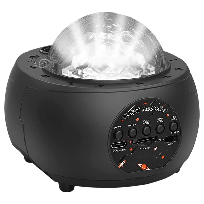 

Galaxy Starry Projector,Built-in Bluetooth Speaker, Nebula Ocean Wave Light with Remote Control for Kids,Bedroom,Party