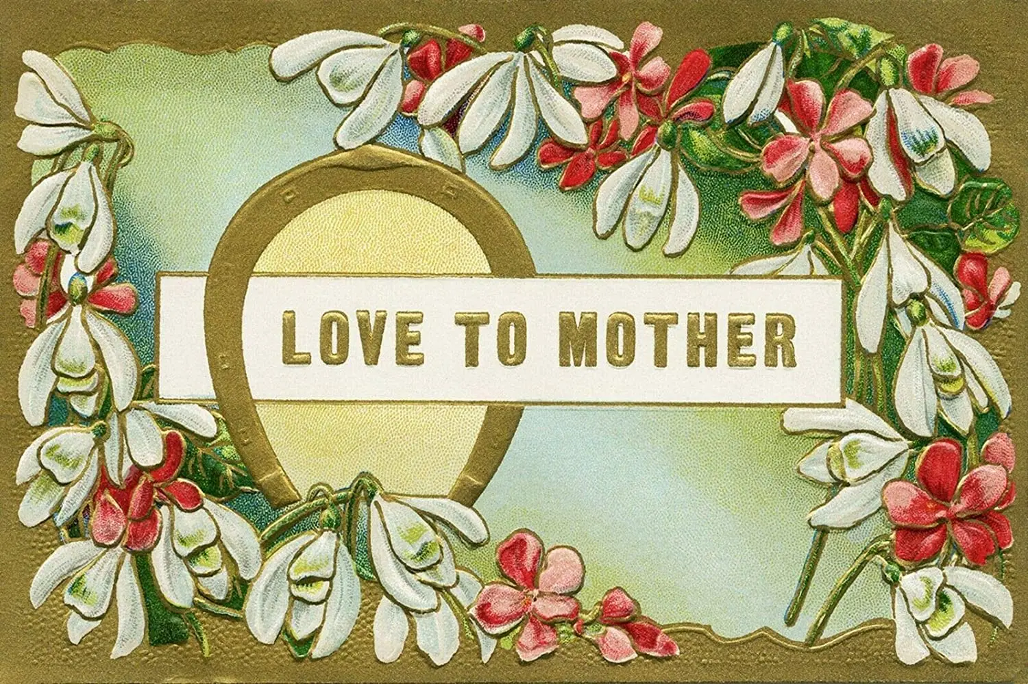 

Love to Mother Metal Tin Sign 12x8 Inch Garage Bar Restaurant Club Decor