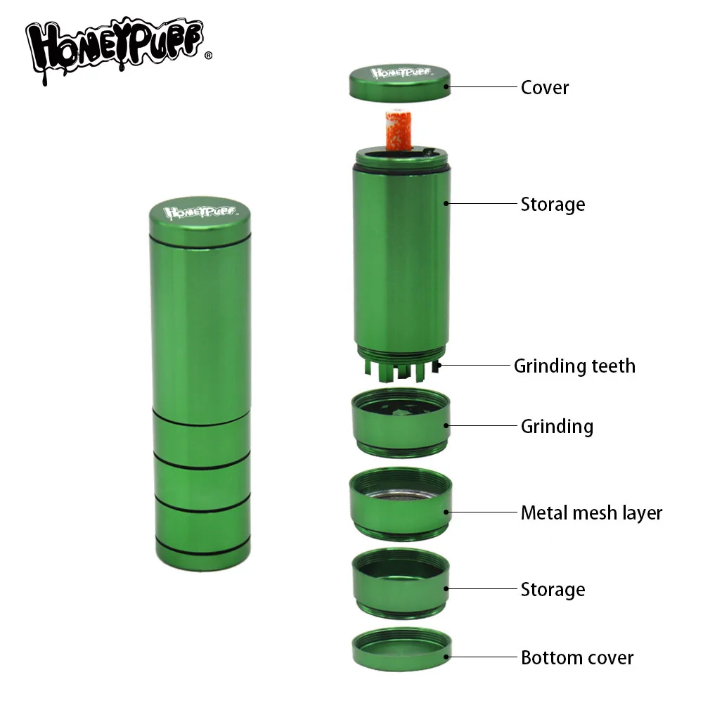 HORNET многофункциональная алюминиевая шлифовальная машина для табачных трав +