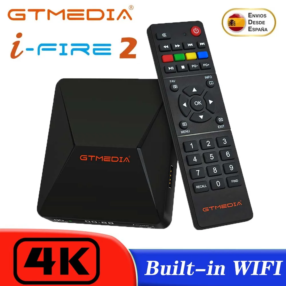 

GTmedia IFIRE 2 TV Box 4K HDR H.265 HEVC 10-bit STB BOX Ultra HD Stable WIFI TV Receiver Spain spot supports Xtream