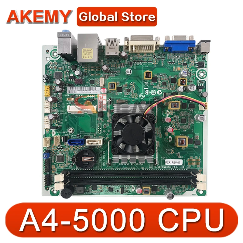 

712659-002 для струйного принтера HP Pavilion Slimline 110 400-224 Гринвуд материнская плата с процессором AMD A4-5000 Процессор 717072-502 100% тестирование Быстрая дост...