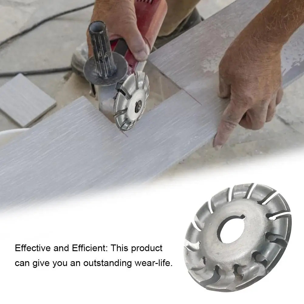 

12-teeth 16MM Hole Forming Polishing Disc 65MM Angle Grinder Disc Protective Cover Wood Carving Tool Mill Accessories
