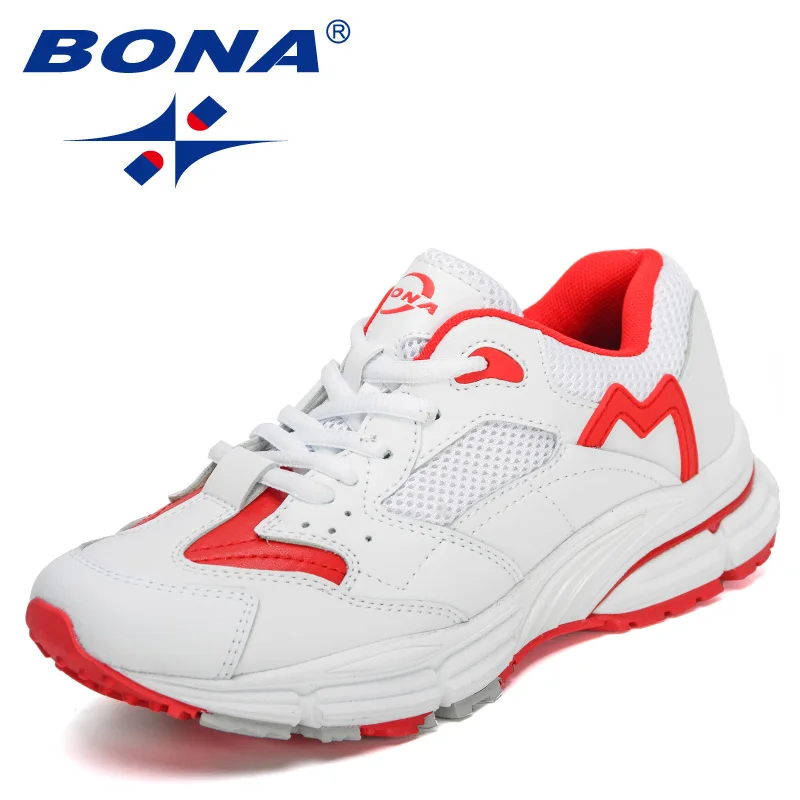 BONA 2022 New Designers Running Shoes Sport Shoes Women Breatnable Walking Casual Shoes Ladies Non-Slip Comfortable Footwear