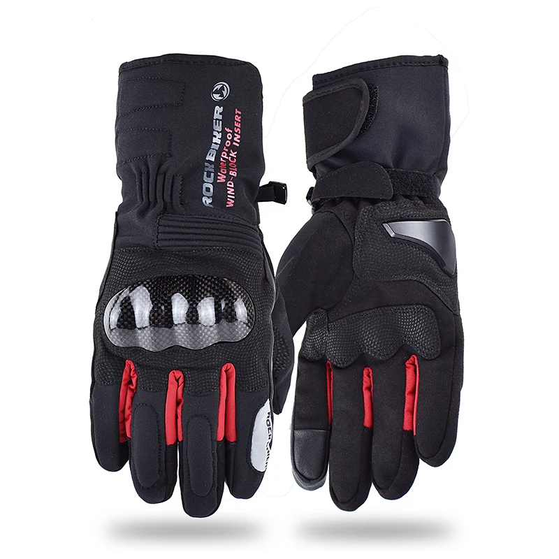 Рок Байкер 2020 зимние мотоциклетные байкерские перчатки водонепроницаемые