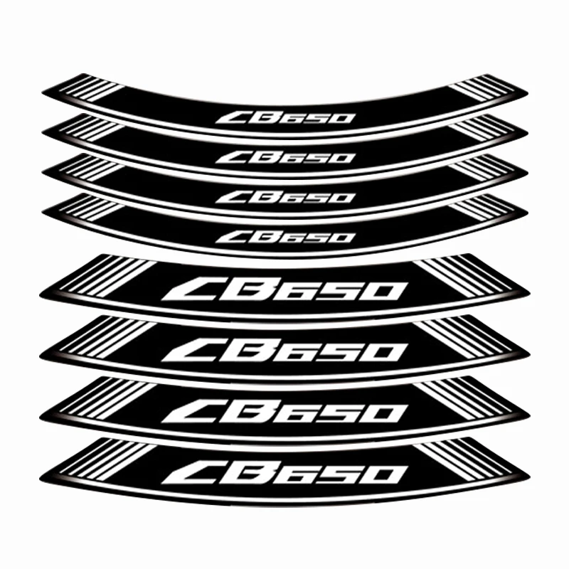 Новый мотоцикл 8X толстый край внешний обод наклейки полоса колесные для HONDA CB650 cb